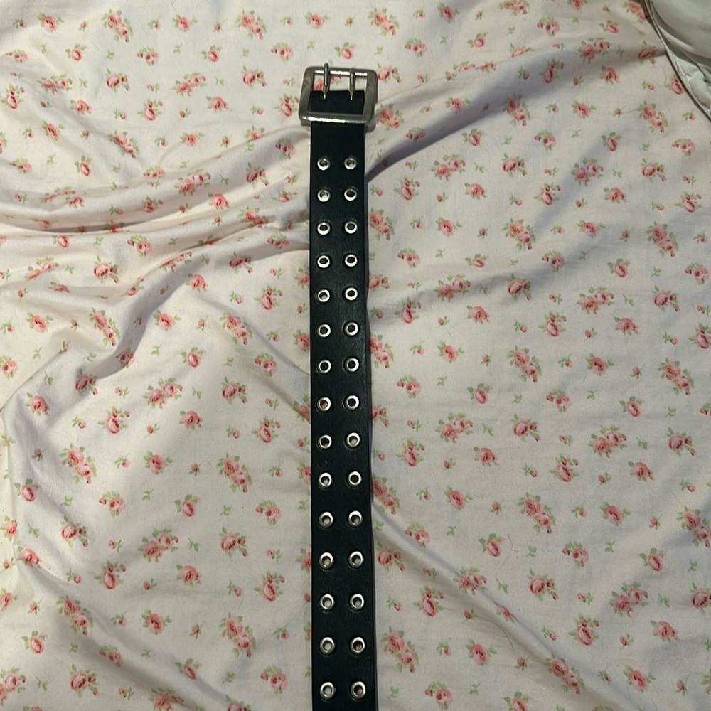 Black Grommet Belt